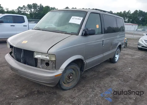 2001 Chevrolet Astro Ls from USA, damaged, VIN 1GNDM19W11B157729